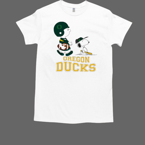 Oregon Ducks Snoopy Woodstock Charlie Brown 2024 T-Shirt