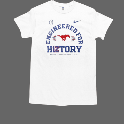 SMU Mustangs Nike 2024 25 College Football Playoff Engineered for History T-Shirt