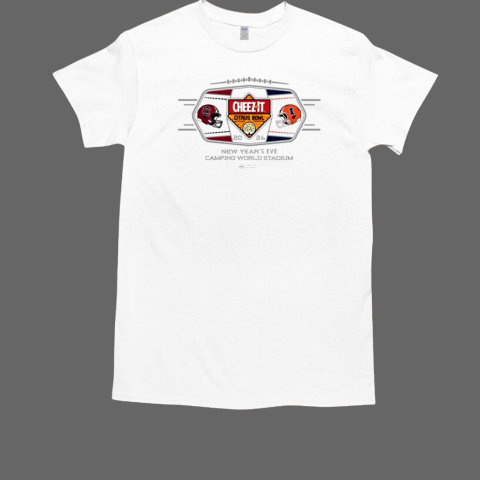 South Carolina Gamecocks vs Illinois Fighting Illini 2024 2024 Cheez It Citrus Bowl 2 Team Helmet T-Shirt