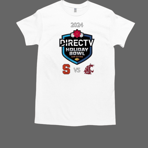 Syracuse Orange Vs Washington State Cougars Holiday Bowl 27th December NCAA Division T-Shirt