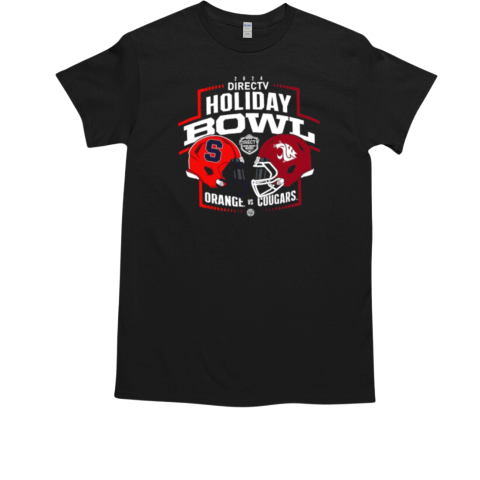 Syracuse Orange Washington State Cougars 2024 Holiday Bowl Head to Head T-Shirt