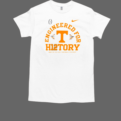 Tennessee Volunteers 2024 2025 College Football Playoff Engineered for History T-Shirt