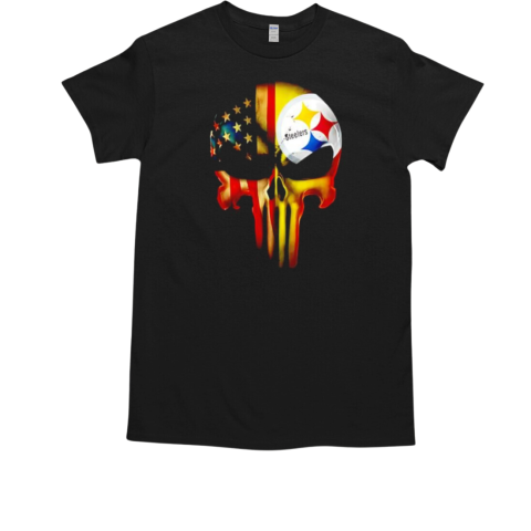 The Punisher Skull Pittsburgh Steelers T-Shirt