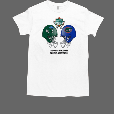 Union Home Mortgage Gasparilla NCAA 2024 2025 Bowl Games Tulane Green Wave vs Florida Gators At Raymond James Stadium T-Shirt