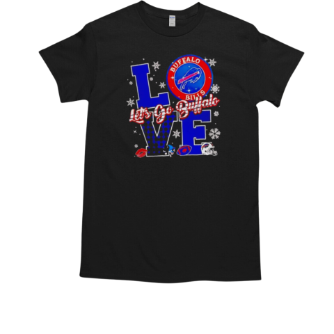 Let's go Buffalo Bills love Christmas T-Shirt