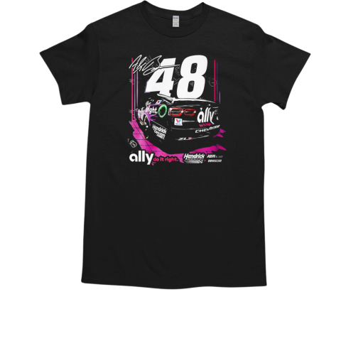 Alex Bowman 48 Chevrolet ZL1 for Hendrick Motorsports signature T-Shirt