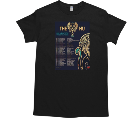 The Hu Band Incarnation World Tour 2025 With Heilung Performances Scheduled On June And July T-Shirt