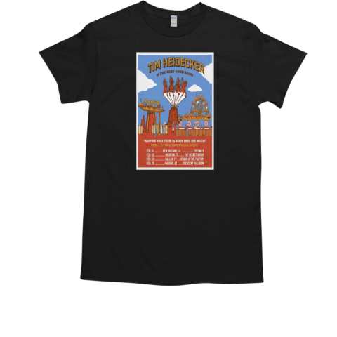 Tim Heidecker And The Very Good Band Slipping Away Tour 2025 Rides Thru The South T-Shirt