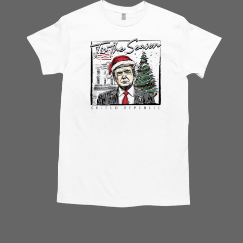 Tis the season Santa Trump White House Christmas tree 2024 T-Shirt