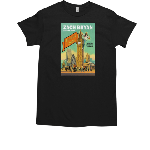 Zach Bryan BST Hyde Park London UK June 28 29 2025 T-Shirt