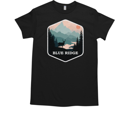 Blue Ridge Georgia Ga Vintage Mountains Hiking Souvenir T-Shirt