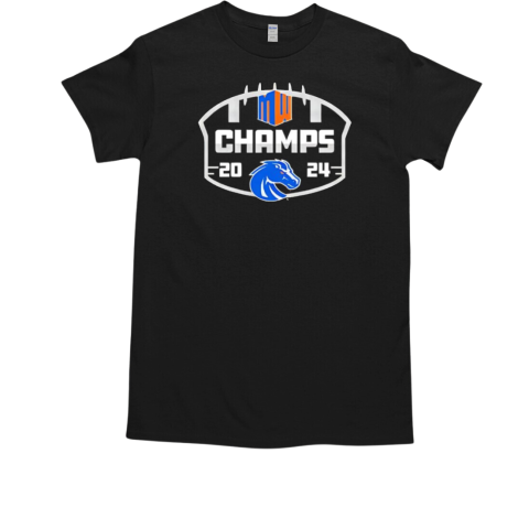 Boise State Broncos Champs 2024 logo T-Shirt