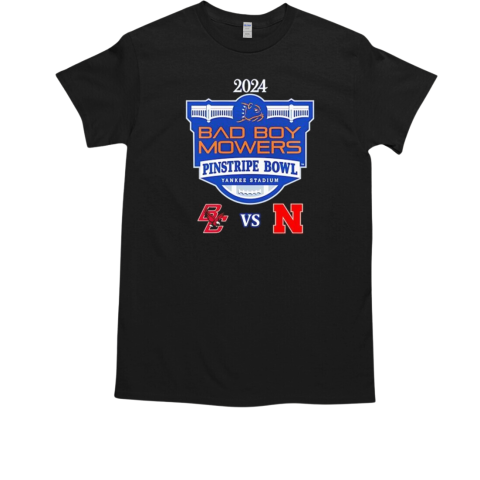 Boston College Eagles vs Nebraska Cornhuskers 2024 Pinstripe Bowl T-Shirt