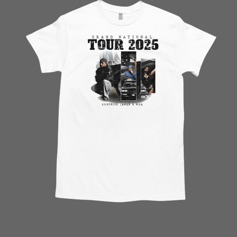 Grand National Tour 2025 Kendrick Lamar and SZA T-Shirt