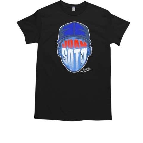 Juan Soto New York Mets player head signature T-Shirt