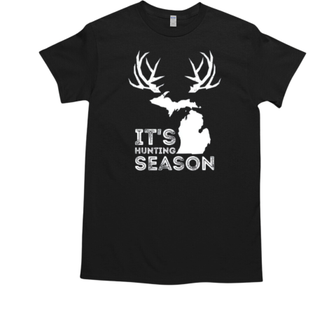 Michigan Hunting Gear Deer Antlers T-Shirt