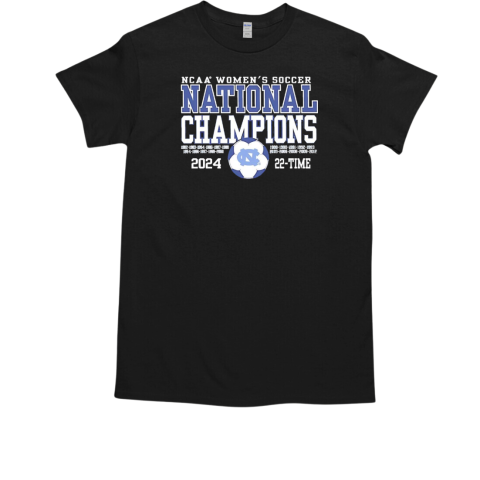 NCAA women's soccer national champions North Carolina Tar Heels 2024 T-Shirt