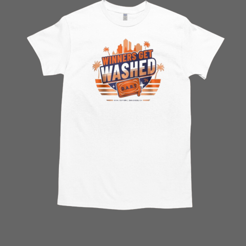 Winners Get Washed Bowl Edition San Diego CA 2024 T-Shirt