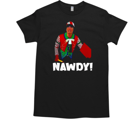 Nawdy Innocent Christmas Holiday Tally The Elf T-Shirt