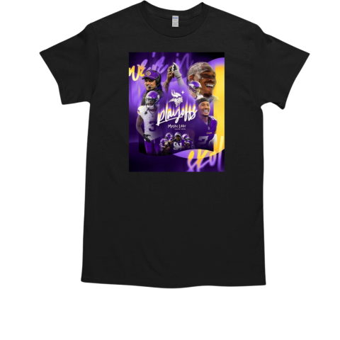 2024 NFL Playoffs Minnesota Vikings Champions Poster T-Shirt