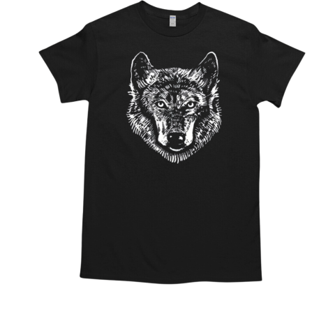 Animal Hand Painted Wolf Pack Design Hunter Hunting Gift T-Shirt