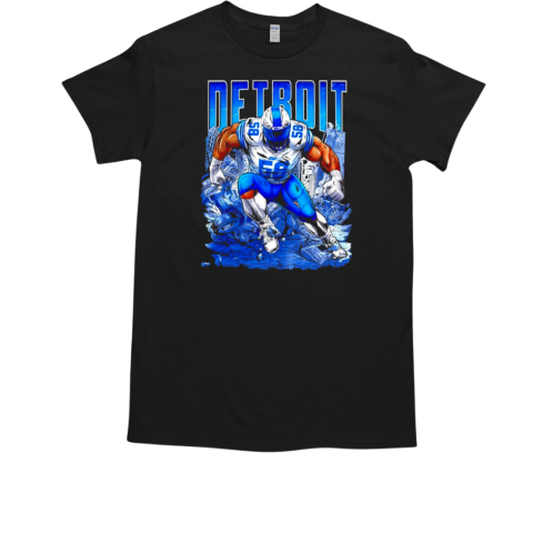 Detroit Lions Penei Sewell cartoon graphic T-Shirt