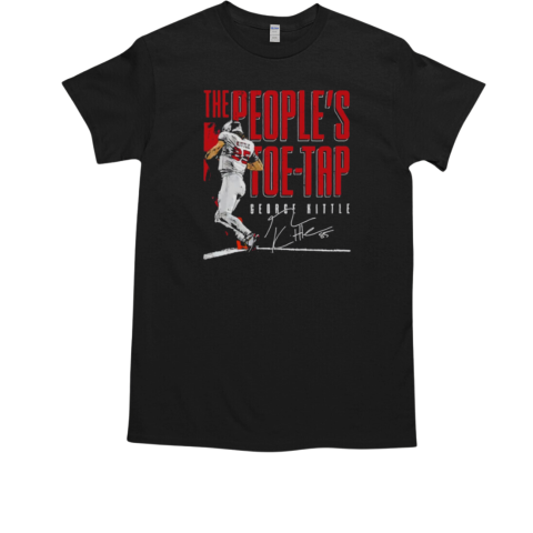 George Kittle San Francisco 49ers The People's Toe Tap Signature T-Shirt