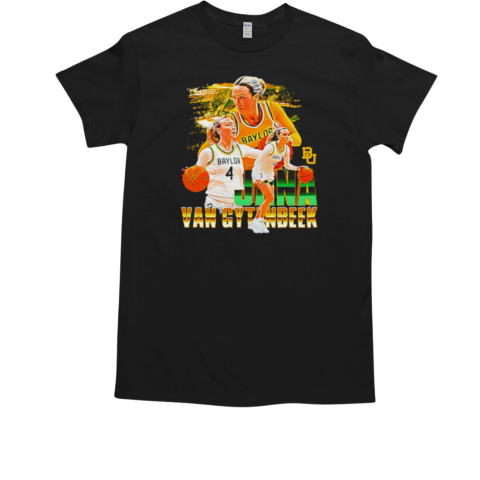 Jana Van Gytenbeek Baylor Bears player collage T-Shirt