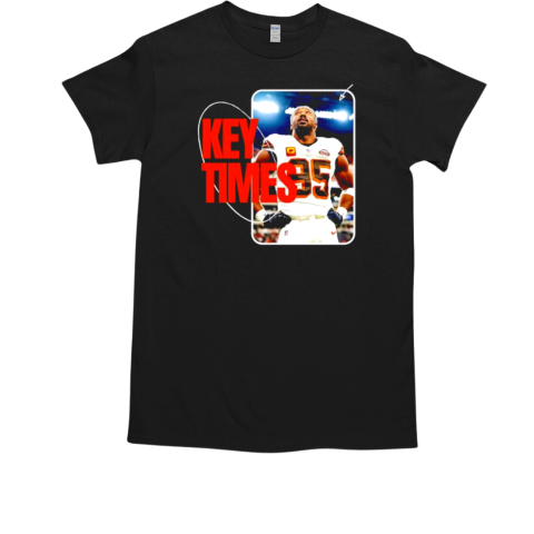 Myles Garrett #95 Cleveland Browns Football key times T-Shirt