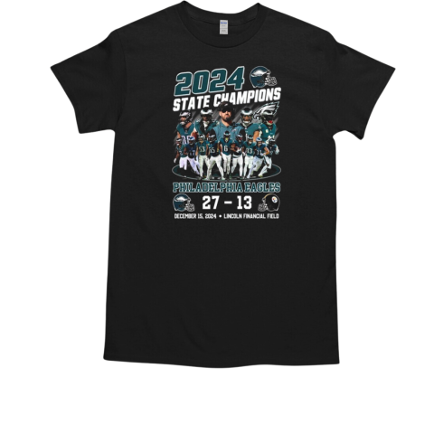 Philadelphia Eagles 2024 State Pennsylvania Champions Beat Steelers T-Shirt