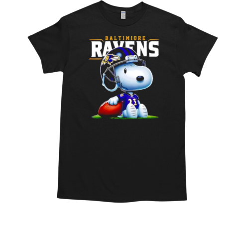 Snoopy Joe Cool Baltimore Ravens T-Shirt