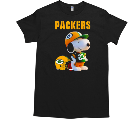 Snoopy Joe Cool Green Bay Packers T-Shirt