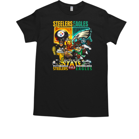 Steelers Vs Eagles Battle Of The State T-Shirt