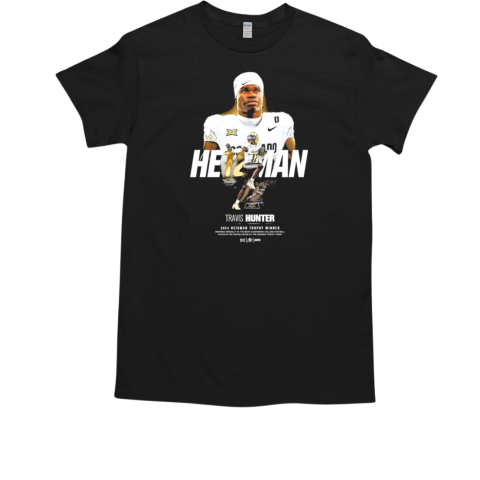 Travis Hunter 2024 Heisman Trophy Award Winner T-Shirt