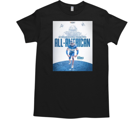 UConn Huskies Jayden Mcdonald G5 College Football Second Team All American T-Shirt