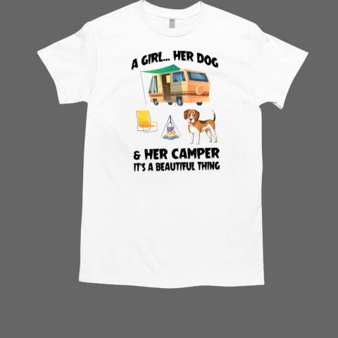 A Girl,… Her Dog T-Shirt