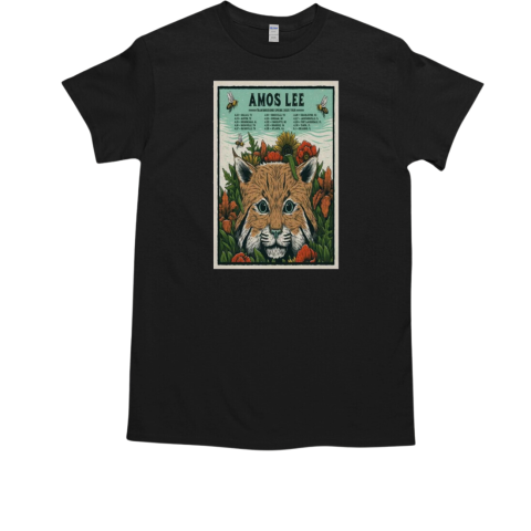 Amos Lee Transmissions Spring Tour 2025 T-Shirt