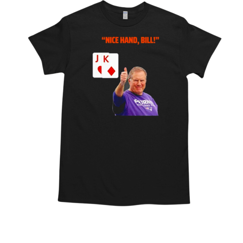 Blackjack nice hand Bill Belichick T-Shirt