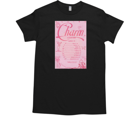 Clairo Charm Tour Europe 2025 T-Shirt