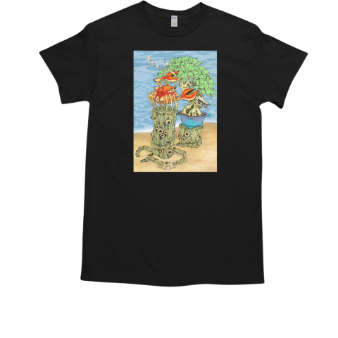 Crab doing Bonsai graphic T-Shirt