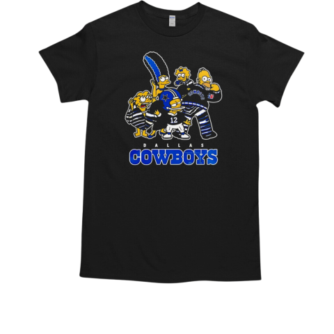 Dallas Cowboys X The Simpson family funday football T-Shirt