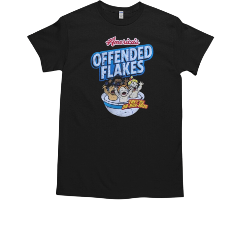 Derek Holland Wearing America's Offended Flakes They're Ob Nox Ious T-Shirt