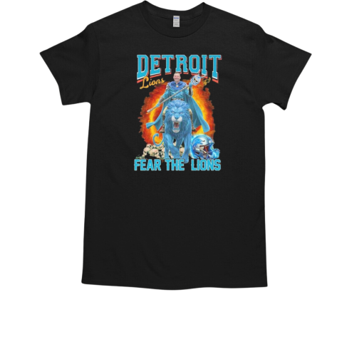 Detroit Lions NFL 2024 Fear The Lions T-Shirt