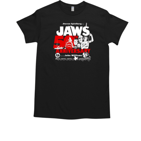 Happy 50th to that great white shark movie T-Shirt