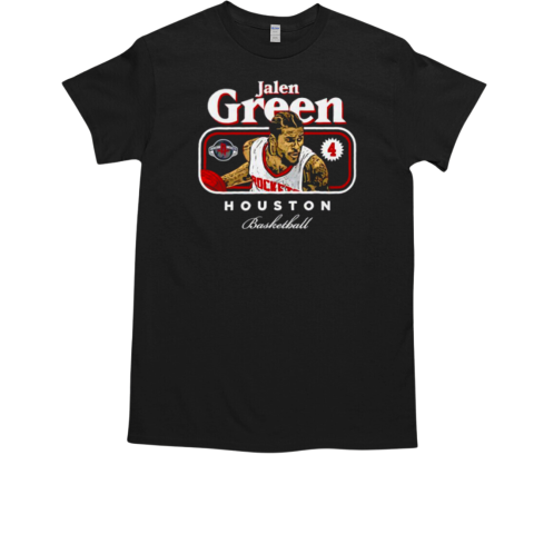 Jalen Green 4 Houston Rockets Basketball cover signature T-Shirt