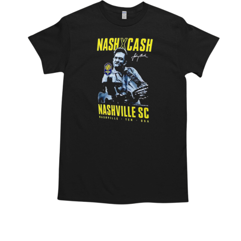 Johnny Cash Nashville SC signature T-Shirt