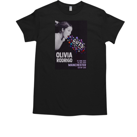 Olivia Rodrigo June 30 July 1 2025 Manchester UK T-Shirt