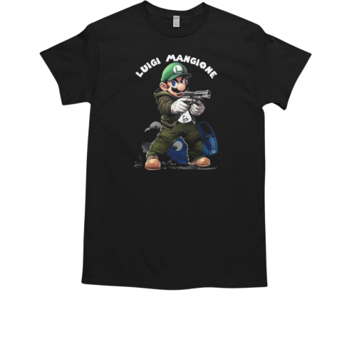 Super Mario Luigi Mangione Deny Defend Depose Gun 2024 T-Shirt