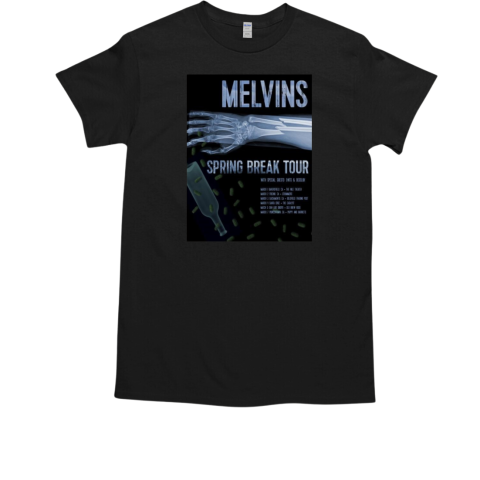 The Melvins Announce 2025 Spring Break Tour T-Shirt