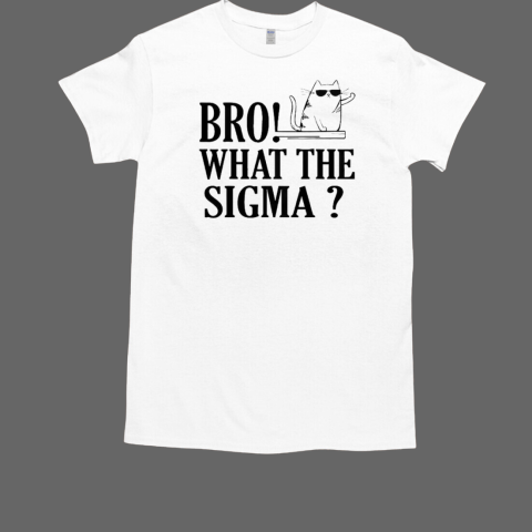 Bro What The Sigma Ns Meme Saying Quote T-Shirt